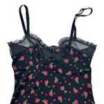 Victoria's Secret Vintage Sexy Little Thing Y2K Black Slip Babydoll Dress Photo 6