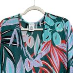 Anne cole Coverup Womens Medium Large Multicolor Tropical Tunic Pullover Swim Photo 1