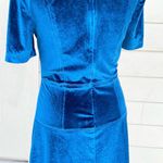 FATE. BY LFD BLUE VELVET LIKE DRESS M Photo 2