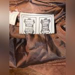 VTG The Legend Of Real Leather Suede Faux Fur Lined Hooded Jacket Parka Brown Size M Photo 5