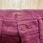 MOTHER | The Tripper High Rise Ankle Fray Denim Jeans, Play Date, Burgundy, 28 Purple Photo 6