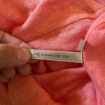 Banana Republic Women’s  The signature tee pink 100% linen Small Photo 4