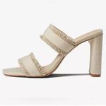 Schutz  Amely mid block linen sandals Photo 1