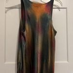 Nation Ltd Lisette Tie Dye Color Tank Top Satin Silky Rayon Women’s Size Small Photo 3