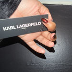 Karl Lagerfeld  Monochrome Tweed Hat Photo 3