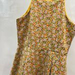 Copper Key Copper‎ Key Womens Yellow Dress XL Floral Sleeveless Back Zipper Photo 3