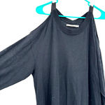 J Brand  size large black cold shoulder sweater long sleeve pullover style‎ Photo 1