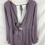 Raisin's NWT  Tie Front Purple Romper Size XL Photo 0