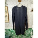 Free People  Simply Sienna Longline Open-Front Navy Cardigan - Size - Small Photo 2