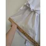 cupio  Blouse Top Shirt 3/4 Bell Sleeve White Size Large Photo 7