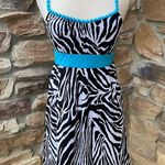 Guess  Zebra Halter Mini Dress Photo 2
