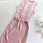 NEW Favorite Daughter Nita Sleeveless Satin Maxi Dress Pastel Lavender 6 Pink Photo 12