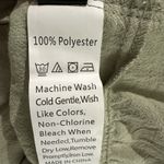 SheIn 2/$15 Women's Medium Blouse Sage Green Ruffle Sleeve Tiered Top Photo 5