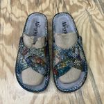 Alegria  Sandals Womens Size 38 Floral Multi Color Comfort Leather Shoes Photo 2