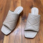 Bernardo  Jemma Blush Quilted Heeled Slide Sandals 6 Photo 3