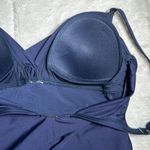 Calvin Klein Women's Standard Tankini Swimsuit Tummy Control Navy Blue size XS Photo 11