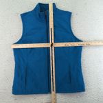 Columbia  Women's Quilted Fleece Lined Vest Blue Size Medium Full Zip Casual Photo 4