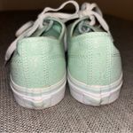 Vans  embossed light green laced shoes, size 7.5 Photo 5