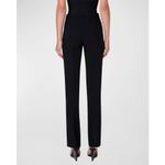 Akris Punto  Francoise Slim-Straight Pants Wool Trousers Sz 4 NWT $495 Photo 2