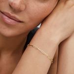 Kendra Scott NWT Courtney Paperclip Bracelet in Gold Photo 1