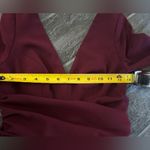 Dress the Population Carmen Dress Trumpet Maxi Gown XXS Burgundy long sleeve Photo 9