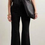 The Row  Cotton/cashmere Black Bapri Cropped Cotton-Blend Straight-Leg Pants 12 Photo 0