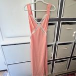 Reformation NWT Province Silk Midi Dress in Powder Puff Pink Photo 4