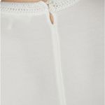 Frame crochet-trim T-shirt. Size L. MSRP $178 Photo 2