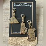 Motivational 3pc Mini Bag Charms Gold Photo 1