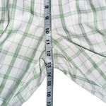 Princess Polly NWT  Alcina Plaid Green and White Cropped High Rise Pants US 6 Photo 5