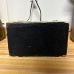 Vintage 60s wooden box purse general store cottage scene Red and Beige Photo 8