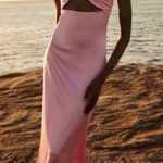 Peppermayo  Tropicana Satin Maxi Dress - Candy - Details: US Photo 0
