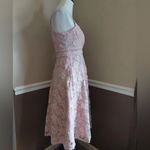 Anthropologie Champagne & Strawberry Blush Pink Lace Romantic Party Dress Photo 3