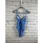 Victoria's Secret  NWT Ruched Shine Cut Out One Piece Swimsuit Size Medium Photo 4