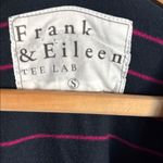 Frank & Eileen STRIPED LONG-SLEEVE PULLOVER HENLEY SWEATSHIRT SMALL Photo 3