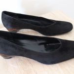 Salvatore Ferragamo  Black Tortoiseshell Heels Photo 2
