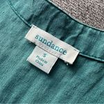 Sundance 100% Linen Dusk to Dawn Teal Dress Oversized Small Photo 5