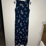 J. Jill NWT  Navy Blue Floral Perfect Summer Maxi Dress Photo 12