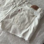 Levi's Levi’s white 501 denim shorts Photo 4