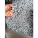 Good American Sherpa Oversized Jacket '90s Sherpa Trucker Women’s Size 5/6 2XL Blue Photo 5