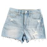 Madewell The Perfect Jean Shorts Destroyed Edition Fiore Wash Photo 2