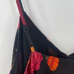 Cupcakes and Cashmere Tank Size Extra Small Floral Button Black Office Work Photo 5