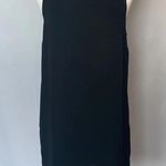 Silence + Noise  Black Sleeveless Faux Leather Detail Dress Medium Photo 0
