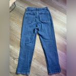 Old Navy  Sky High Straight Mom Jeans Extra High Rise Blue Wash Size 27 28 Size 6 Photo 4