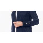 JM Collection  Womens Ribbed Trim Open Front Cardigan Sweater Intrepid Blue XL Photo 2