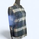CHAPS  zip up plaid flannel Size Small Photo 2