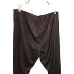 Ava & Viv Black Metallic Pull On Stretch High Rise Slim Cropped Leggings Size 2X Photo 4