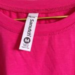 Sanutch High Neck Crop Tank Top in Hot Pink Size Medium Photo 5