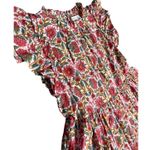 Caroline Constas New York Cottage Strawberry Print Flutter Sleeves Size Medium Red Photo 4