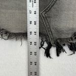 Free People  Women's‎ Denim Overalls Dress Gray Frayed Hem Mini Skirt Size 0 Photo 3